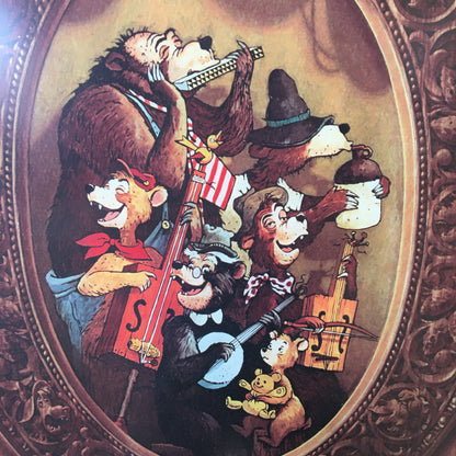 Vintage Disneyland "Country Bear Jamboree" Attraction Framed Poster Print