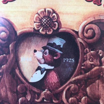Vintage Disneyland "Country Bear Jamboree" Attraction Framed Poster Print