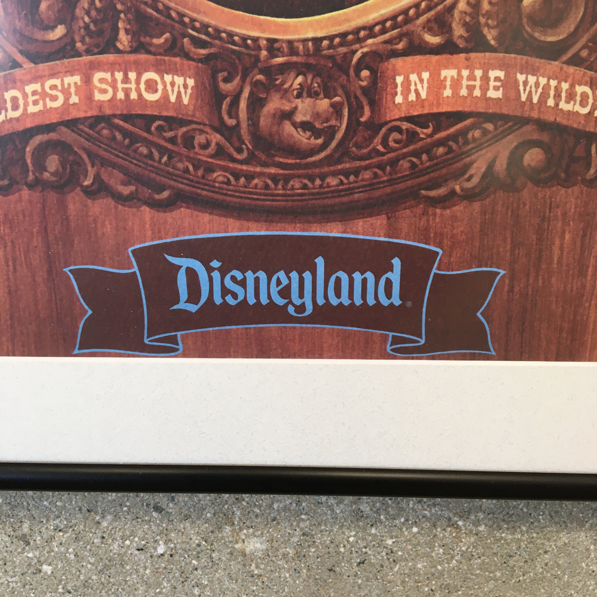 Vintage Disneyland "Country Bear Jamboree" Attraction Framed Poster Print