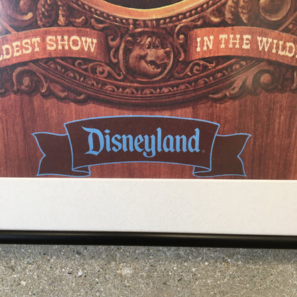 Vintage Disneyland "Country Bear Jamboree" Attraction Framed Poster Print