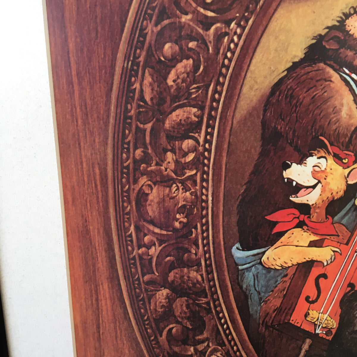 Vintage Disneyland "Country Bear Jamboree" Attraction Framed Poster Print