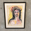 Modernist Art &quot;Jesus&quot;  in Gouache Style