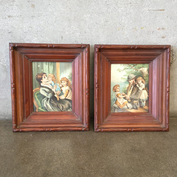 Pair of Framed Victorian Prints
