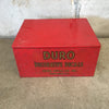 Vintage Duro Decal Metal Box