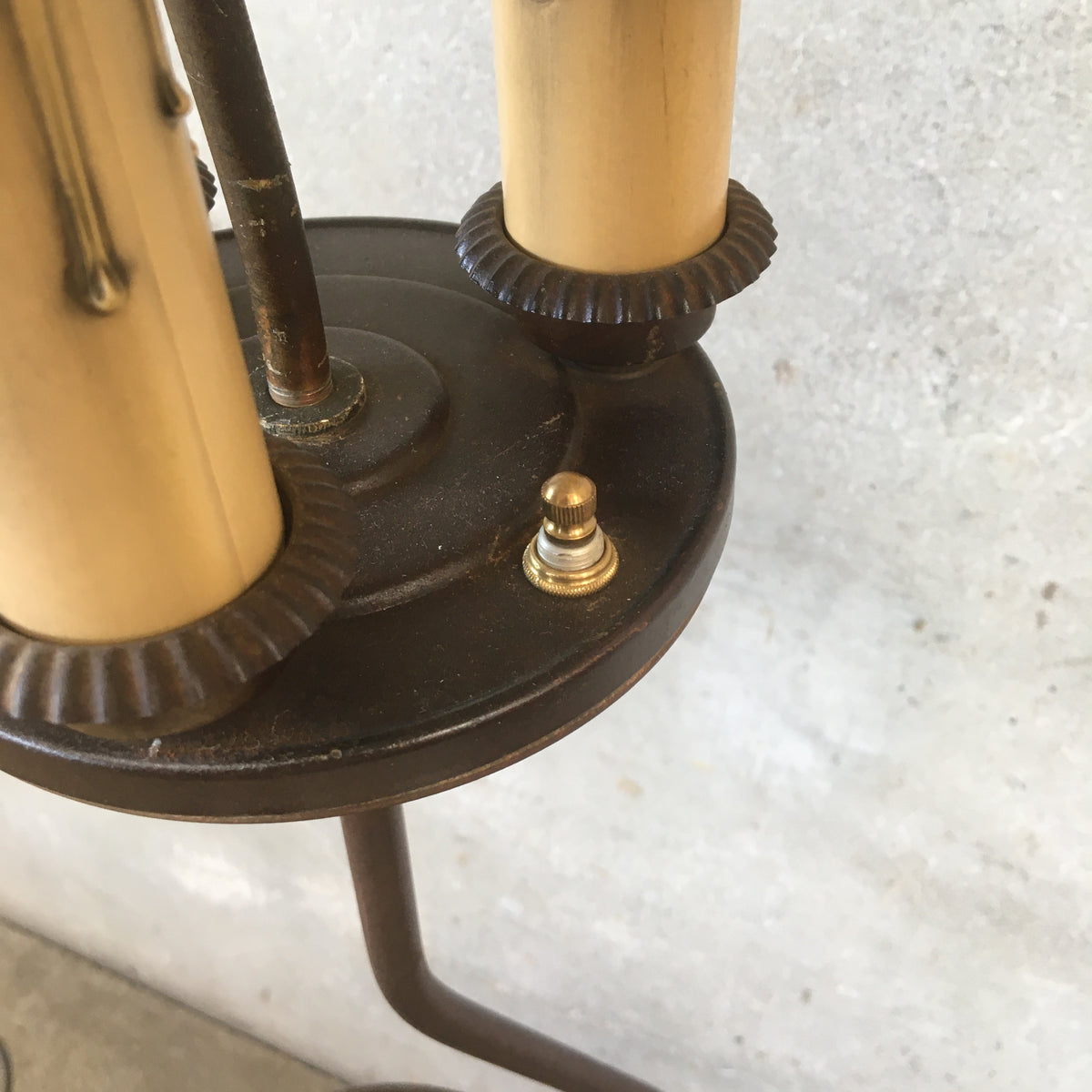 Antique Iron Floor Lamp