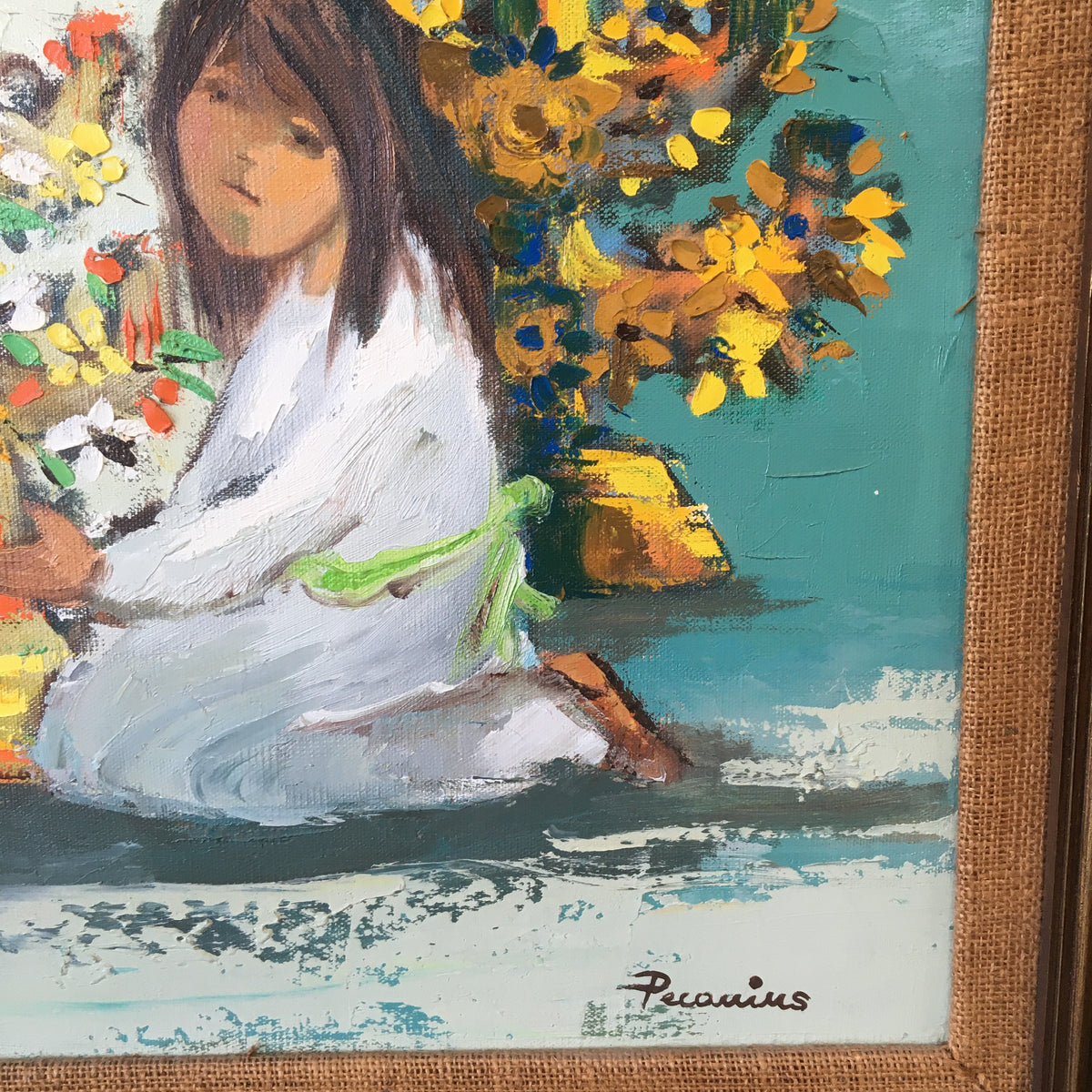 Signed "Candeleros" Oil Painting