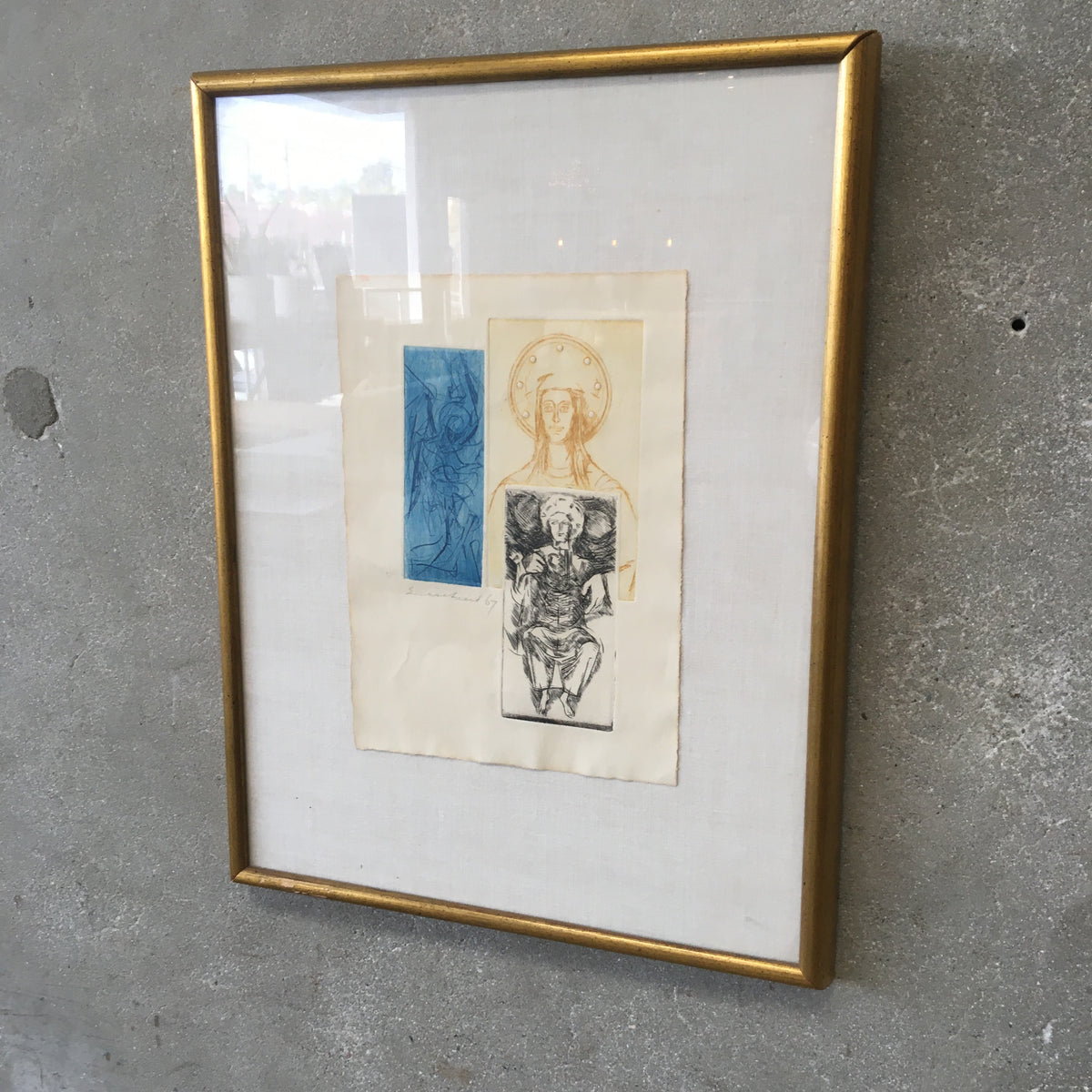 1967 Western Deity Triptych
