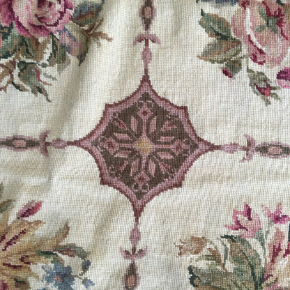 Vintage Large Needle Point Roomsize Rug