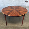 Mid Century Rosewood Dining Table with Four Chairs by Westnofa of Norway