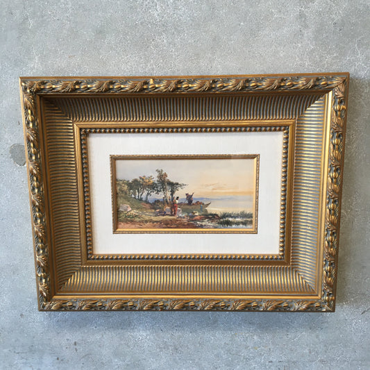 James Vivien de Fleury British Artist Watercolor