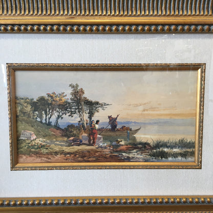 James Vivien de Fleury British Artist Watercolor