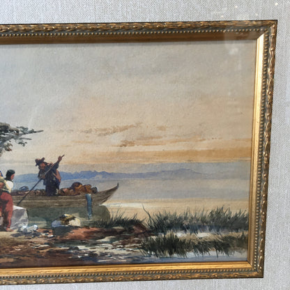 James Vivien de Fleury British Artist Watercolor