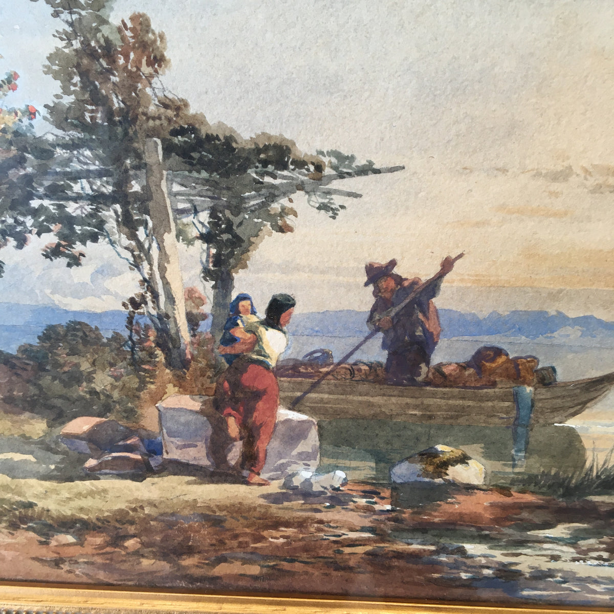 James Vivien de Fleury British Artist Watercolor