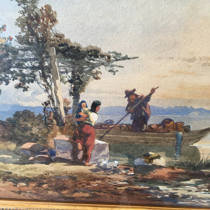 James Vivien de Fleury British Artist Watercolor