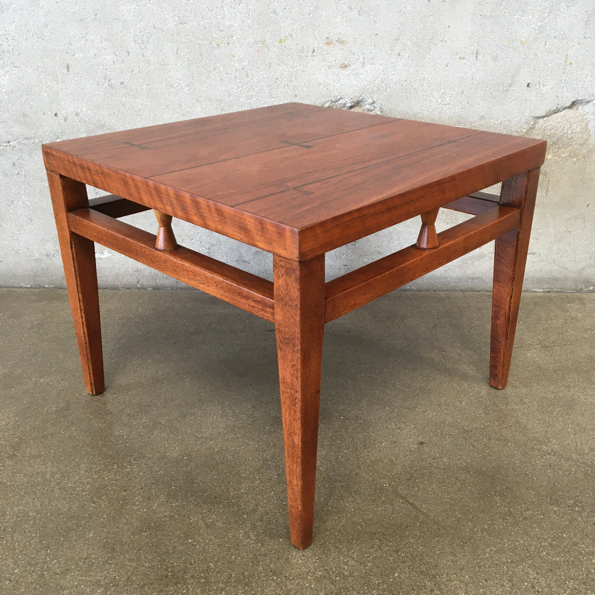 Vintage 1960's Lane Walnut Side Table