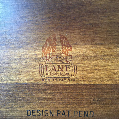 Vintage 1960's Lane Walnut Side Table