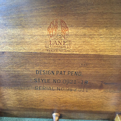 Vintage 1960's Lane Walnut Side Table