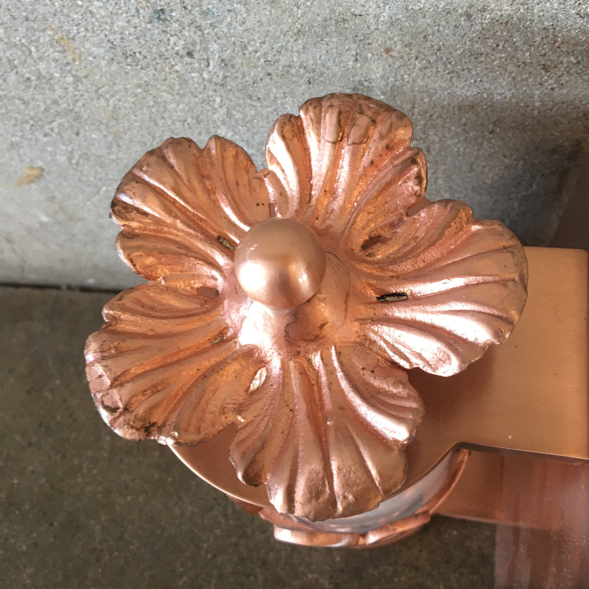 Pair of Vintage Coppper Plated Sconces