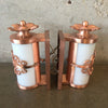 Pair of Vintage Coppper Plated Sconces