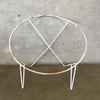 Mid Century Modern Metal Hoop Chair Frame