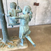 Bronze Elite Statue Kids on Swing by Henri Studios