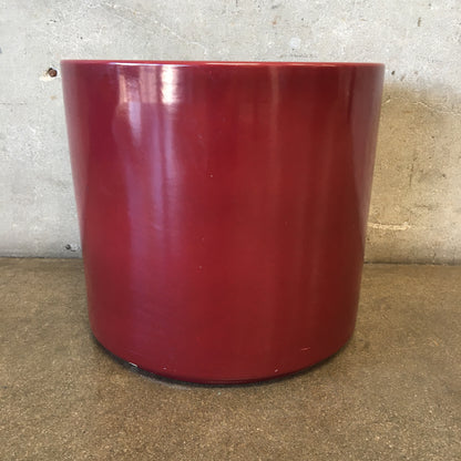 Vintage Gainey Burgundy Garden Pot