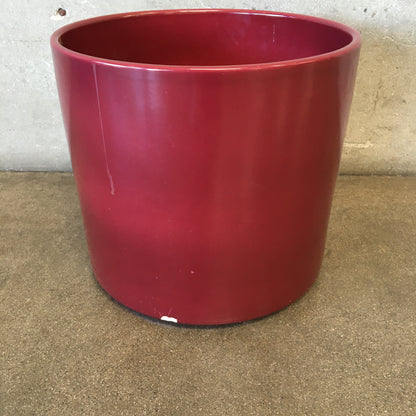 Vintage Gainey Burgundy Garden Pot