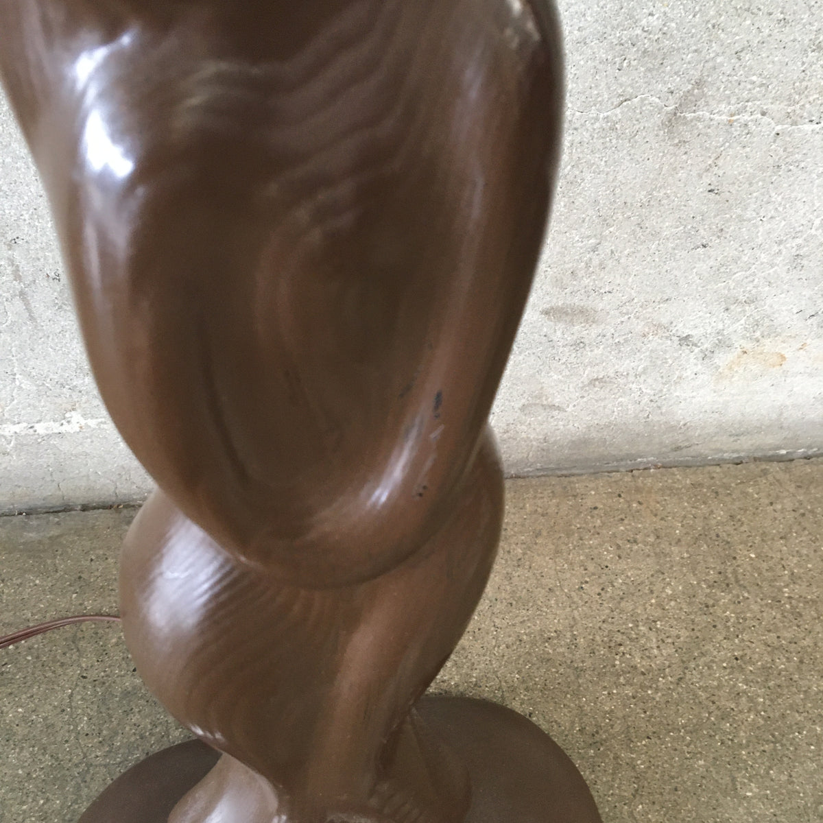 Pair of Modeline 1940's - 1950's Figural Lamps with Custom Shades