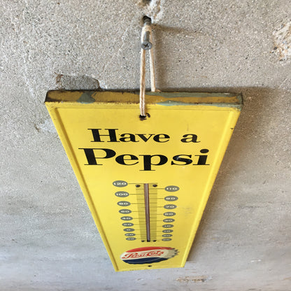 "Have a Pepsi" Vintage Metal Thermometer
