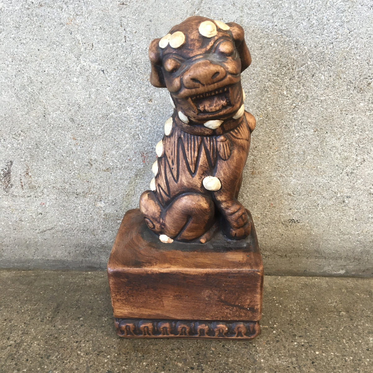 Pair of Ceramic Foo Dogs