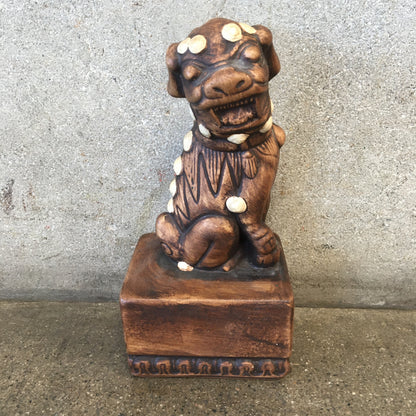 Pair of Ceramic Foo Dogs