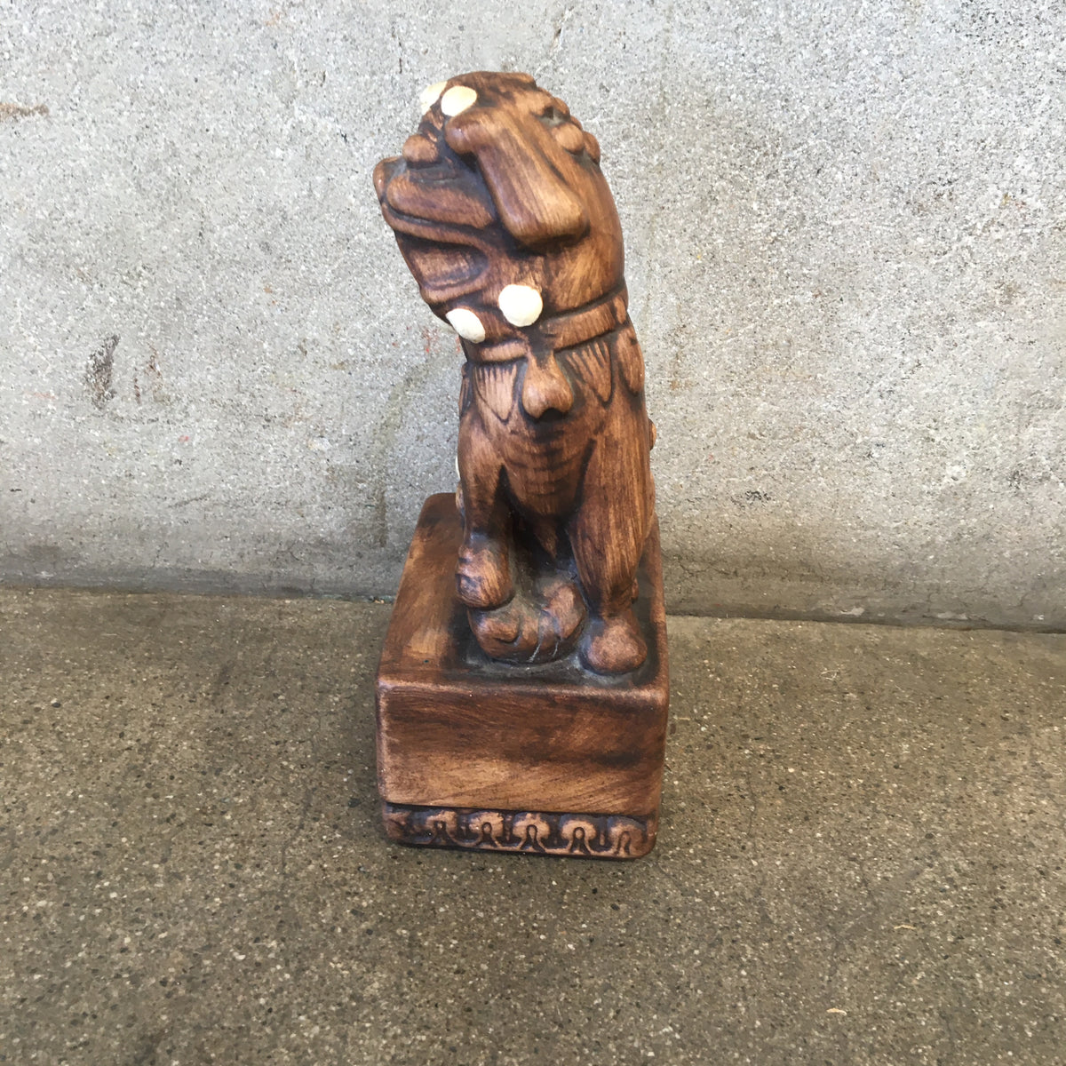 Pair of Ceramic Foo Dogs