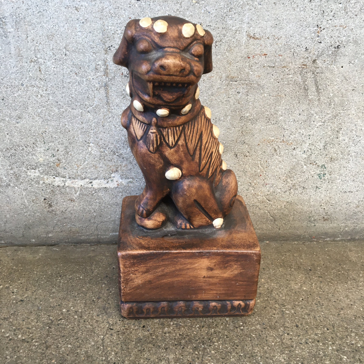 Pair of Ceramic Foo Dogs