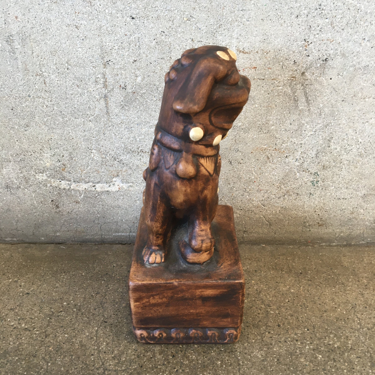 Pair of Ceramic Foo Dogs