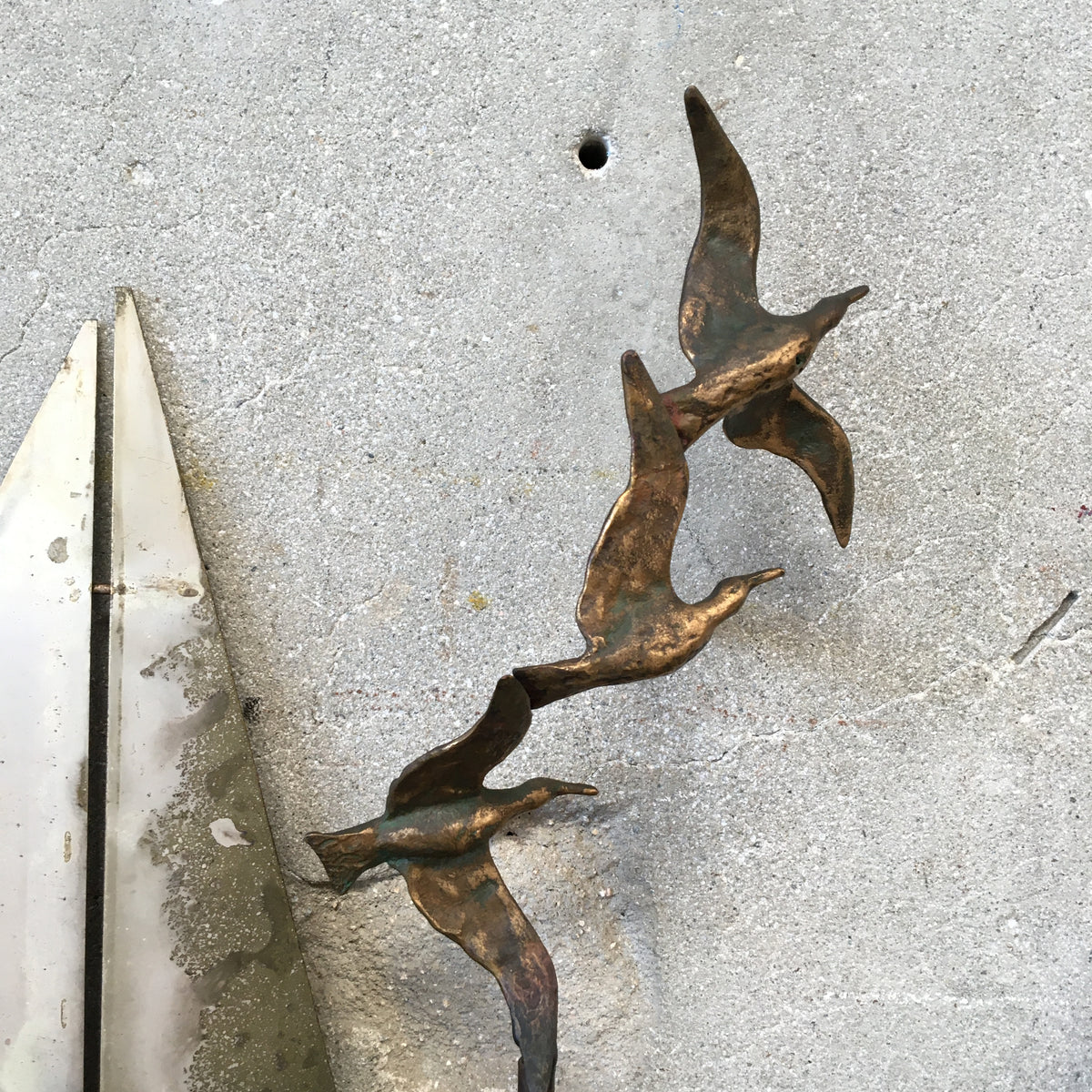Mid Century Modern Curtis Jere Sailboat Sculpture