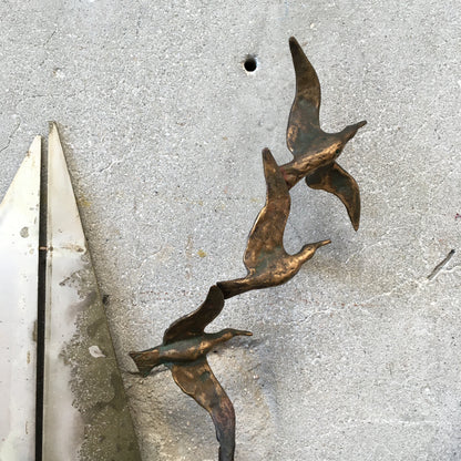 Mid Century Modern Curtis Jere Sailboat Sculpture