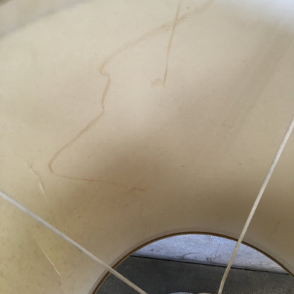 Mid Century Modern 1970s Volcanic Glaze Table Lamp with Original Shade