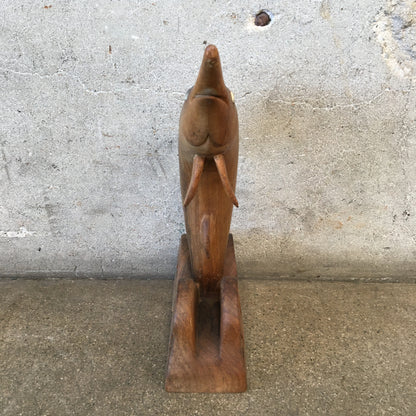 Vintage Hand Carved Marlin