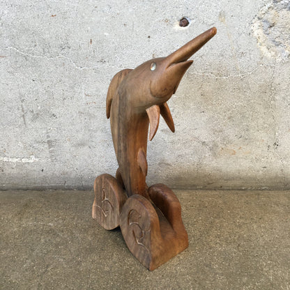 Vintage Hand Carved Marlin