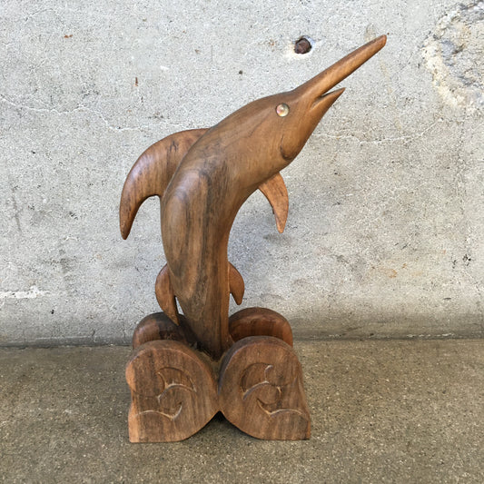 Vintage Hand Carved Marlin