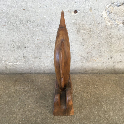 Vintage Hand Carved Marlin