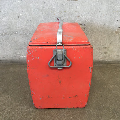Vintage Original Coca Cola Picnic Cooler with Tray
