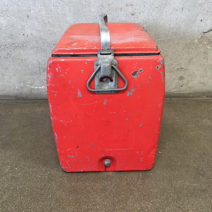 Vintage Original Coca Cola Picnic Cooler with Tray