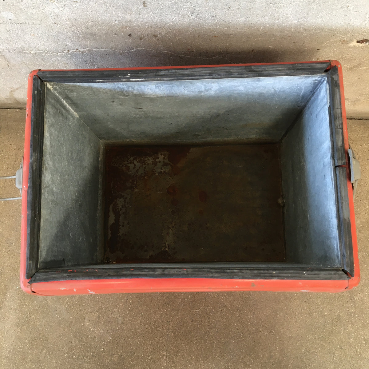 Vintage Original Coca Cola Picnic Cooler with Tray