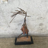 Mid Century Brutalist Sculpture of a Woman