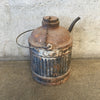 Vintage Rustic Railroad Kerosene Metal Can