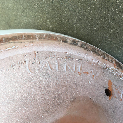 Mid Century Modern XL White Gainey Garden Pot
