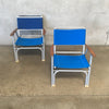 Pair of Vintage Folding Chairs by Telescope Casual Furniture