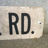 Vintage Sundale Rd. Porcelain Street Sign