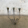 Pair of Los Castillo Style Brass & Copper Candelabras / Candle Sticks